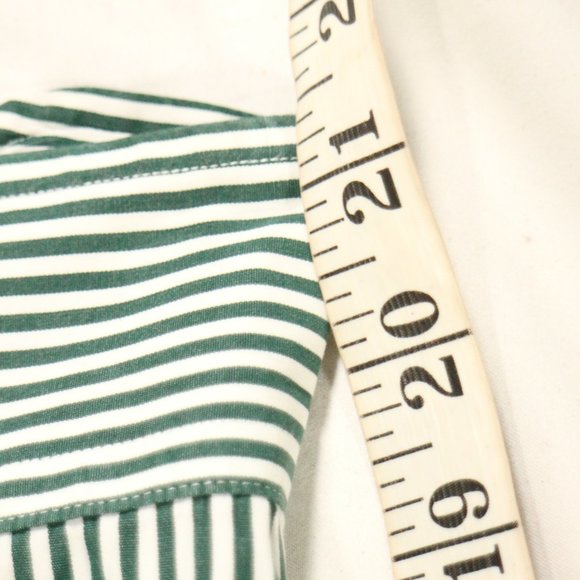 VTG RALPH LAUREN Green/White Striped L/S Shirt Sz XLT Tall - Picture 10 of 11